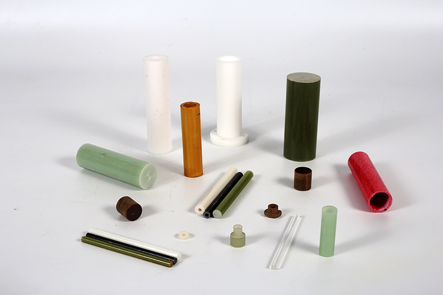 Glass fiber rods and fiberglass tubes